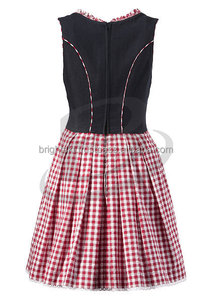Quesera-Disfraz de Oktoberfest para mujer, traje baviano de cerveza para chica, vestido Drindl para Halloween (vestido de oktoberfest), vestidos informales de verano - Product Image 3