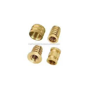 Best Selling High Quality Brass Insert Nut Copper Thread Inserts in Low MOQ For Bulk Supplier