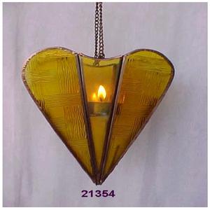 Hot Selling <b>Mini</b> Metal Hanging Candle <b>Lantern</b> Heart Shape Glass Tealight for Home Decor - Product Image 1