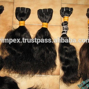 Nouveaux cheveux indiens naturels bouclés pour femmes, ramassage de poils humains, bruts, tissage de cheveux humains, meilleur tissage, offre spéciale - Product Image 2