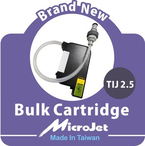 <b>Empty</b> <b>Bulk</b> <b>Cartridge</b> Q2320A, Q7456A, Q2357A, Q2382A TIJ 2.5 Aqueous Pigment <b>Inks</b> on C6119A, Q2321A, Q7456A(4500), W3S26A - Product Image 5