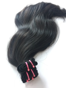 ผมมนุษย์บราซิลธรรมชาติ,ผมมนุษย์ที่ยังไม่ได้ขายส่ง,12Aดิบตรงสานนามสกุลผมมนุษย์ - Product Image 6