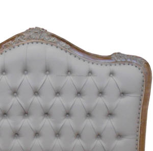 MUEBLES CAMA FRANCESA-MADERA MACIZA MINDI TAPIZADO MOBILIARIO CAMA-MUEBLES DORMITORIO HOTEL INDONESIA - Product Image 4