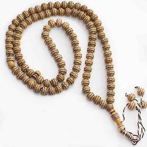 Compteur manuel islamique (tasbeeh) en bois de qualité supérieure, 100 perles de 8 mm, tasbeeh / zikr tasbih - Product Image 3