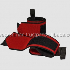 สายรัดข้อมือยกน้ำหนักออกกำลังกายทำจากโพลีเอสเตอร์และผ้าฝ้ายเนื้อแน่นสำหรับฝึกออกกำลังกายและยกน้ำหนัก - Product Image 4