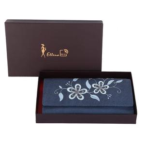 Most Selling Designer Blue Black Leather RFID Round Zip Wallet <b>Purse</b> <b>with</b> Wrist Strap and <b>Phone</b> <b>Holder</b> Available For Sale - Product Image 6