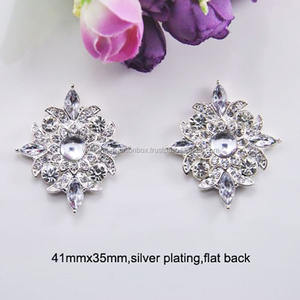 เข็มกลัดผ้าไหมทันสมัยประดับพลอยเทียมบัตรเชิญสำหรับงานแต่งงานงานแต่งงานหรูหรา - Product Image 6