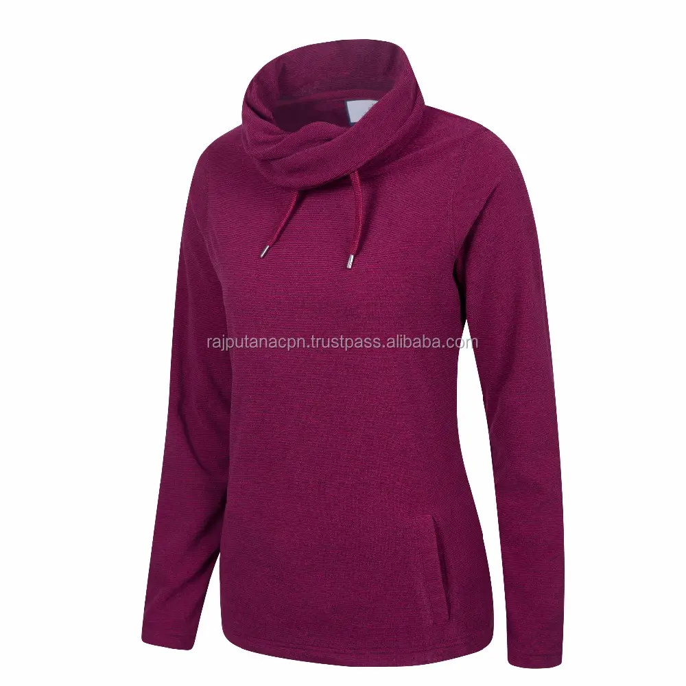 Dernière Mode col Bénitier S'arrêter top femme Hiver Casual Sweat-Shirts/sweat à capuche/Pull RCAh-05