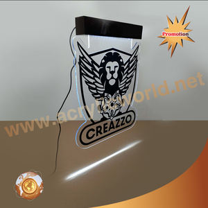 Base de acrílico personalizada para mesa, soporte de carteles Led iluminado, venta al por mayor - Product Image 5