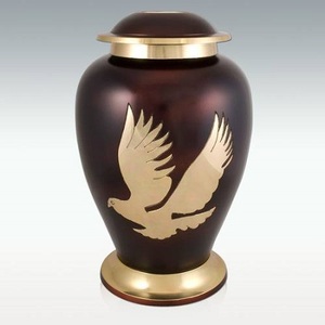 Urne de crémation pour animaux de compagnie gravée patte métal laiton finition bronze fournitures funéraires pour le stockage des cendres - Product Image 4