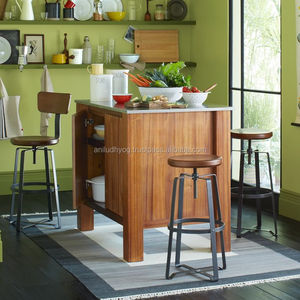 Taburete de bar ajustable industrial Vintage - Product Image 3