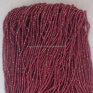 Best Quality Faceted Garnet <b>Beads</b> in Rondelle Shape Top Gemstone Material Natural <b>Stone</b> <b>Beads</b> - Product Image 2