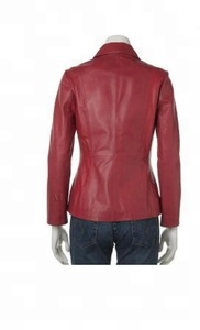 เสื้อแจ็กเก็ตบอมเบอร์ลายสก็อตหนังแกะเทียมสำหรับผู้หญิงฤดูใบไม้ร่วงฤดูหนาว - Product Image 2