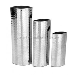 แจกันดอกไม้สเตนเลสแบบตอกตกแต่งบ้าน - Product Image 1