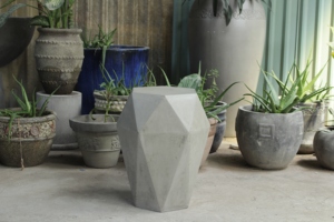 Table d'appoint en béton géométrique légère de haute qualité pour salon et chambre à coucher Design moderne Dessus de table imperméable durable - Product Image 5