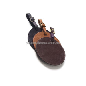 Étiquette de bagage en cuir PU de bonne qualité Étiquette de promotion de mode de style de luxe pour les voyages - Product Image 1