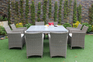 Juego de comedor de mimbre de nuevo diseño 2019, muebles de exterior de bambú de calidad, hoteles, apartamentos, muebles de jardín antiguos con estilo, Año Nuevo - Product Image 3