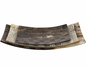 Plateau rectangulaire ou carré en corne de buffle, assiettes, plats de haute qualité et à bas prix - Product Image 3