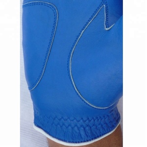 Gants de golf en cuir de chèvre de qualité supérieure, couleur bleue, pour hommes, logo personnalisé, USA 2026 - Product Image 4