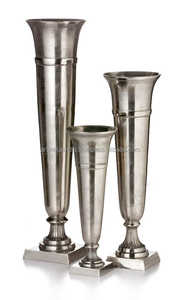 Florero de METAL niquelado para boda, jarrón de flores de nuevo diseño, precio al por mayor, maceta de flores - Product Image 3