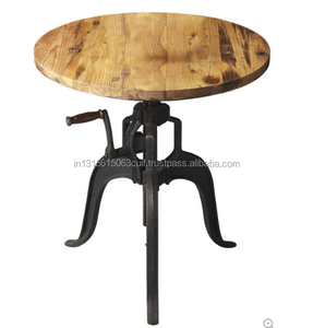 Table de bar de service de vin industrielle, en fonte - Product Image 1