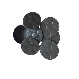 Juegos de posavasos con logo en relieve - Product Image 1