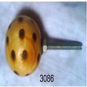 Boutons de porte en bois boutons de commode poignées de tiroir décoratives poignées de cuisine en bois uniques quincaillerie de porte moderne - Product Image 2