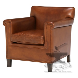 Sofá contemporáneo de cuero genuino tostado Vintage, nuevos muebles de sala de estar para aplicaciones de comedor - Product Image 3