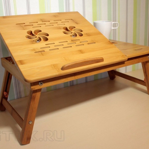 Bureau personnel pour ordinateur portable, avec ventilateur - Product Image 1