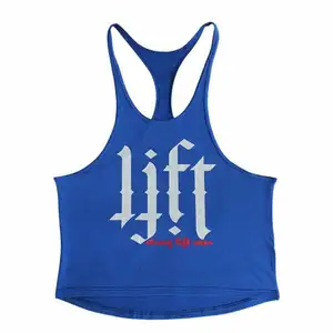 Đàn Ông Quần Áo Không Tay Thể Dục Thể Thao Phòng Tập Thể Dục Vest Stringers Shark Men Tank Tops Chuỗi