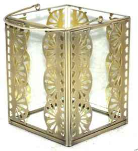 New Home Christmas Decoration Out Door New Design Filigree <b>Candle</b> Lantern With Glass - Product Image 4