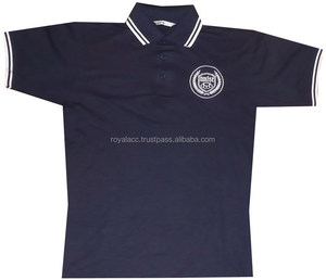 Couleur piqué unisexe de haute qualité pour polo Logo de machine personnalisé col contrasté à motif uni respirant Plus - Product Image 1
