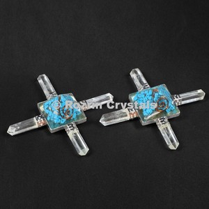 Crystal Quartz <b>Orgonite</b> Pyramid Healing Generator | Order online for Crystal Quartz <b>Orgonite</b> Pyramid - Product Image 1