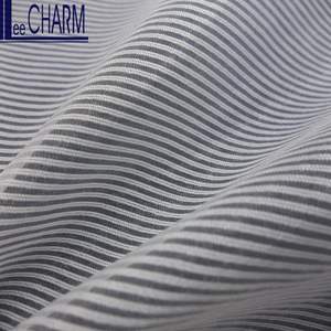 LCSH087 Moda Organza 100% Poliéster Gasa Tapicería Tela a rayas para vestidos Trajes Bodas Prendas Lencería - Product Image 1
