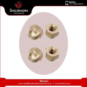 Fournisseur d'écrous dôme en laiton nickelé de haute qualité en Inde Écrous de finition de qualité supérieure - Product Image 3