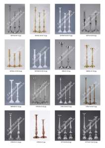 Juego de Portavelas de Metal Hechos a Mano, Tendencia en Ventas, Niquelados, de 58-99 cm, Decoración Navideña para el Hogar, Sala de Estar y Hotel - Product Image 5