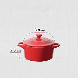 Mini Casserole pour Ramekins, 6/7 oz, en céramique, bols pour tremper - Product Image 2