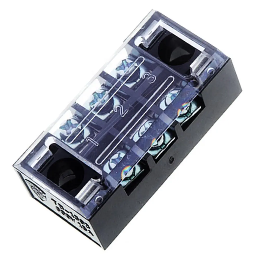 TB-3503 Fixed Type 35A 10mm2 Wire 3-Pole Terminal Block
