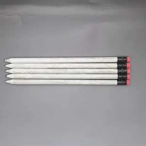 Vendita calda sacchetto di scuola gli studenti di alta qualità HB nero piombo matita carta riciclata gomma da matita