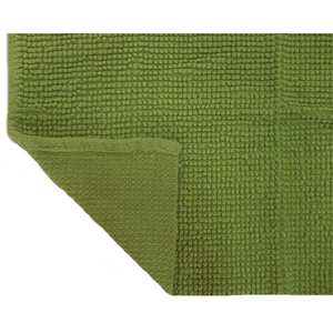 Tapis de bain en coton décoratif fait à la main, décoration de la maison, sol vert solide, antidérapant, tapis de bain, Design personnalisé - Product Image 3