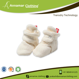 Nuevo diseño personalizado, venta al por mayor, zapatos de algodón orgánico, Boties para bebés, zapatos para niños pequeños - Product Image 3