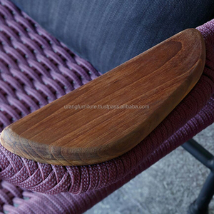 Silla Reclinable Moderna de Mimbre para Exteriores, Tumbona Ajustable para Jardín, Silla de Descanso Premium para Patio de Hotel y Piscina con Cojín - Product Image 3