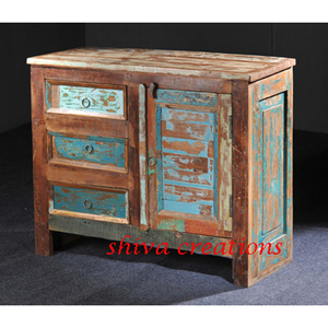 Venta al por mayor de muebles de sala de estar de diseño moderno de madera de Granero recuperada de alta calidad India al por mayor precio - Product Image 2