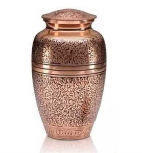 Magnifiques urnes commémoratives en métal et laiton gravées en argent pour adultes, cendres de funérailles humaines, Style américain/européen - Product Image 5
