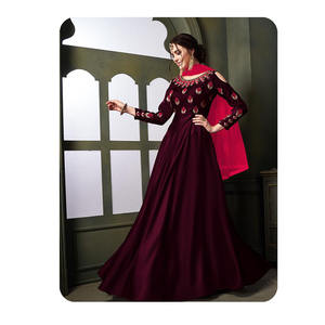 ชุดราตรีชุดวันพีซชุดราตรี2023ดีไซน์ใหม่ล่าสุดชุดปาร์ตี้อินเดีย - Product Image 1