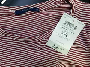 Leftover High Quality Branded Labels <b>Mens</b> Shorts Sleeve Round Neck Check Striped Cotton Polyester T <b>Shirts</b> Bangladeshi Stock Lot - Product Image 6