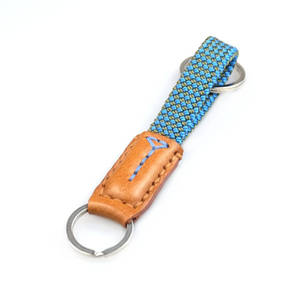 Keyring For Him Mens Keyring Unique Men Leather Keychain Handmade Creations - Product Image 1