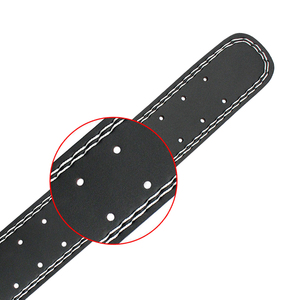 Cinturón de levantamiento de pesas de cuero de vaca de alta resistencia de la mejor calidad, antideslizante, ligero, soporte para entrenamiento, asistencia para la espalda, Unisex - Product Image 5