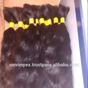 ผมดิบแบบเรมี่อินเดียที่ยังไม่ได้แปรรูป100% คุณภาพผมธรรมชาติจำนวนมากผมมนุษย์วัดได้ - Product Image 2