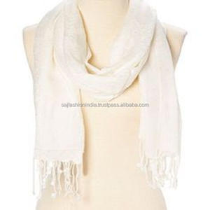 Pashmina Écharpe Châles Avec De Longs Glands Automne Hiver Doux Viscose Écharpes Accepter Logo Personnalisé châle - Product Image 2